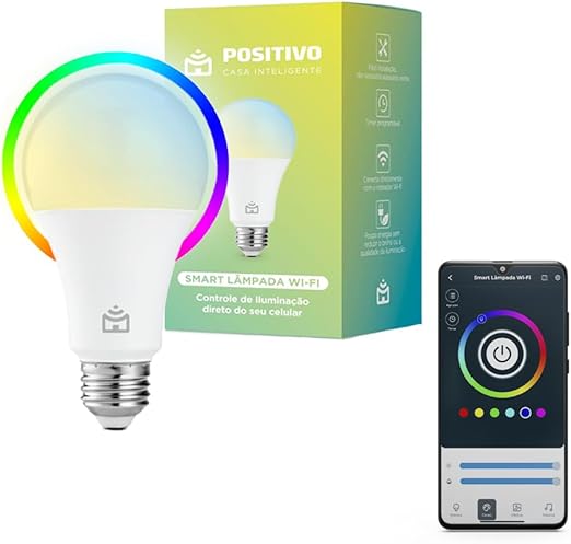 Positivo Smart Lâmpada Wi-Fi RGB 9W